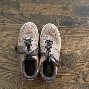 Brown Nike air forces